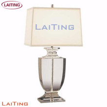 Glass beside table lamp table lamp for hotel